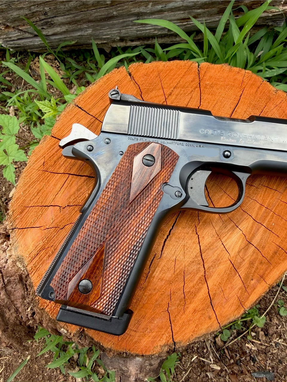 Ironwood Double Diamond 1911 grips