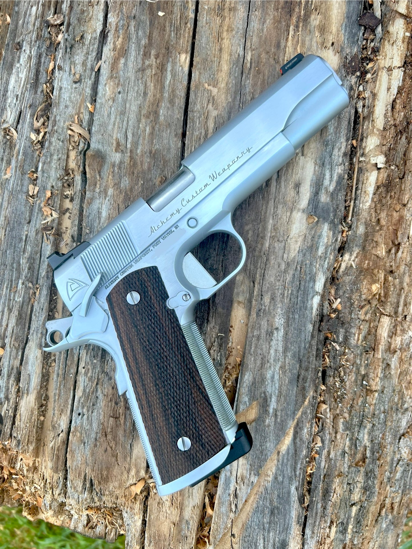 English Walnut Full Coverage 1911