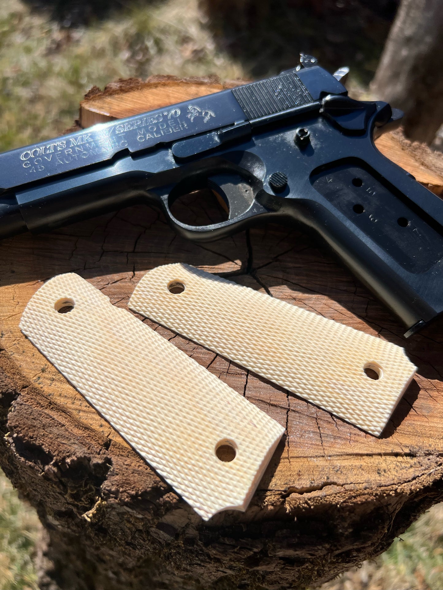 Ivory Checkering