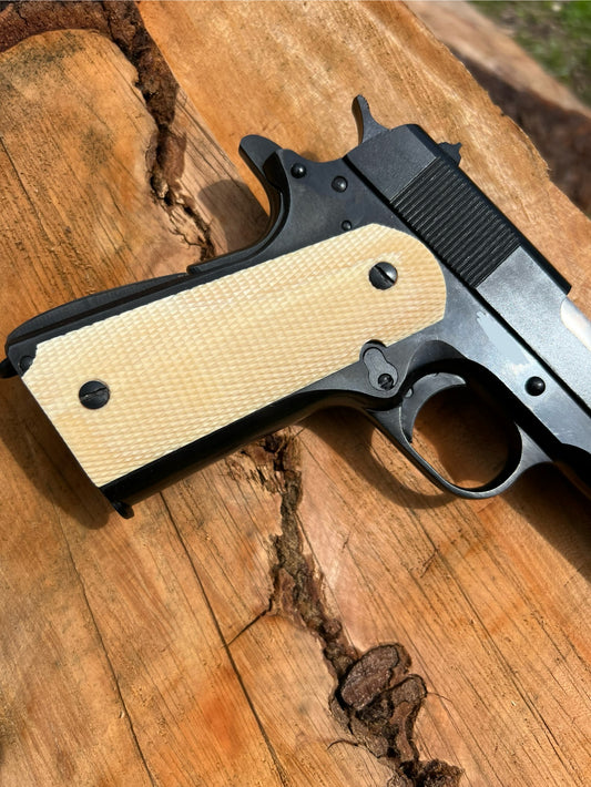 Mammoth Ivory Checkering