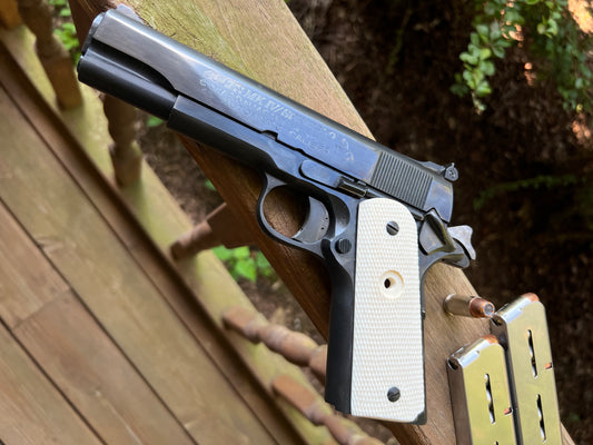Ivory Full Coverage Checkering, 1911