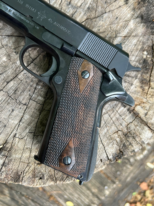 Turkish Walnut Double Diamond 1911